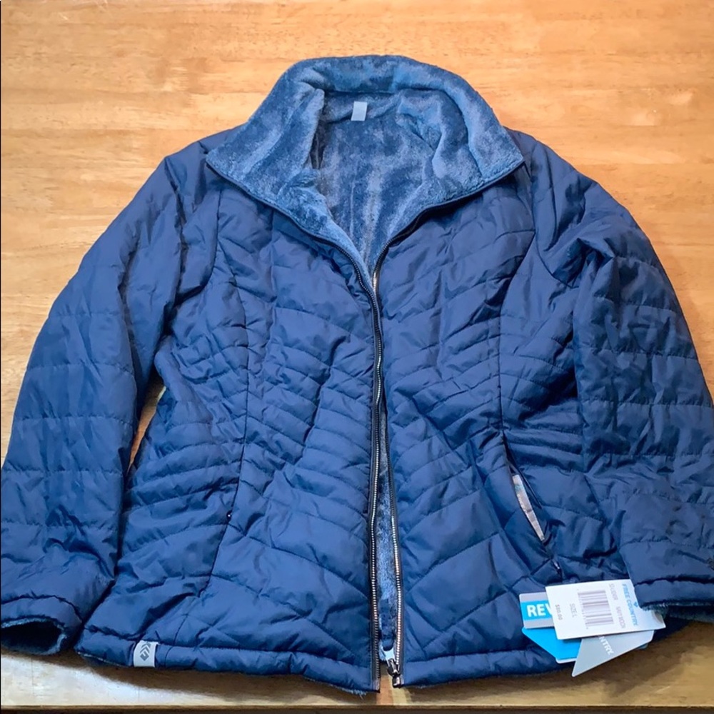 NEW with tags Free Country reversible blue jacket